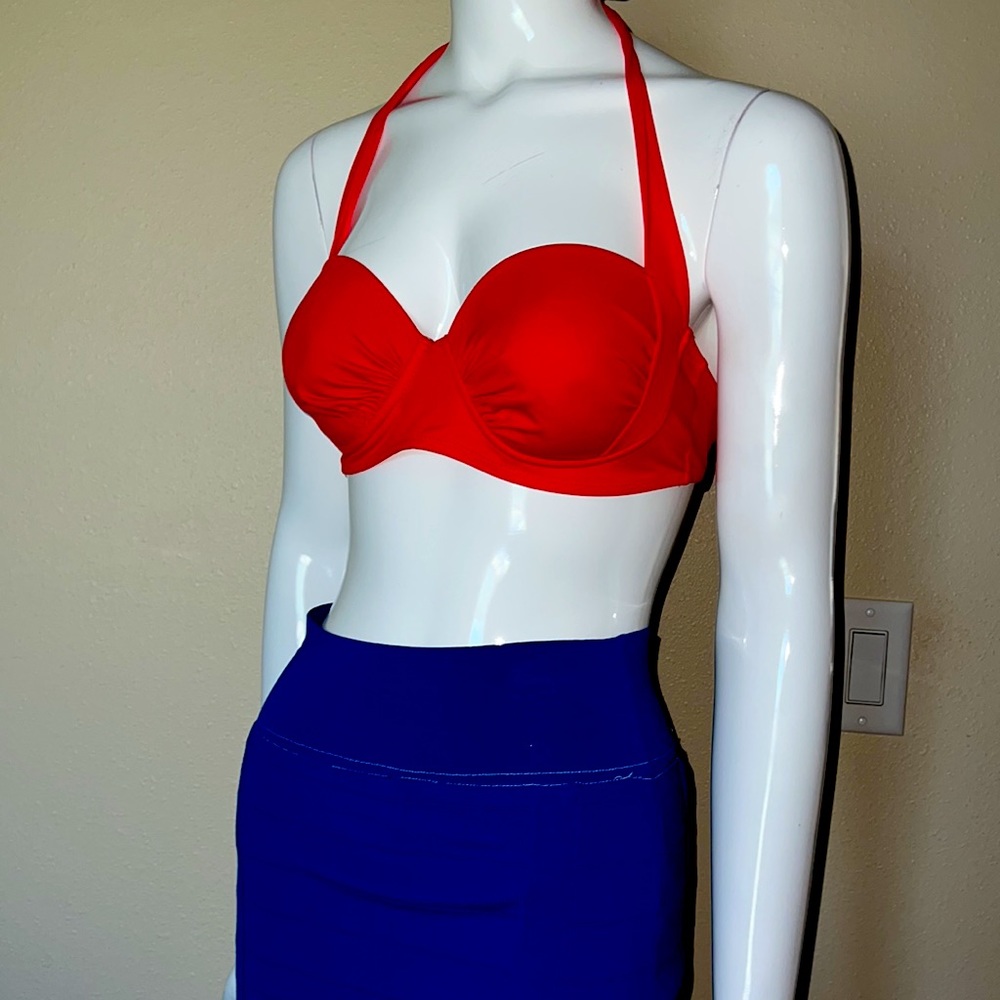 Tropical Escape bikini top size 8